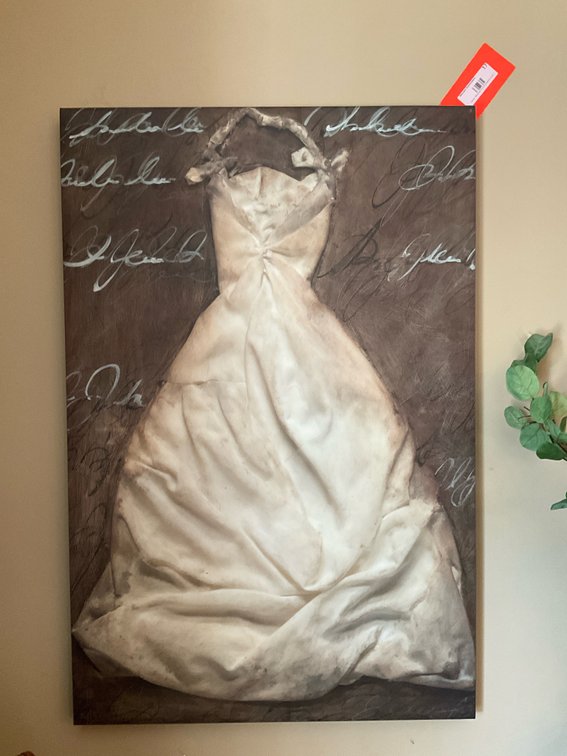 Canvas wall decorator 23x36”-Formal dining room