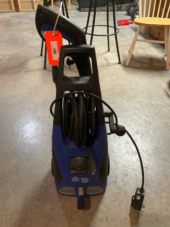 Blue clean electric pressure washer-Basement