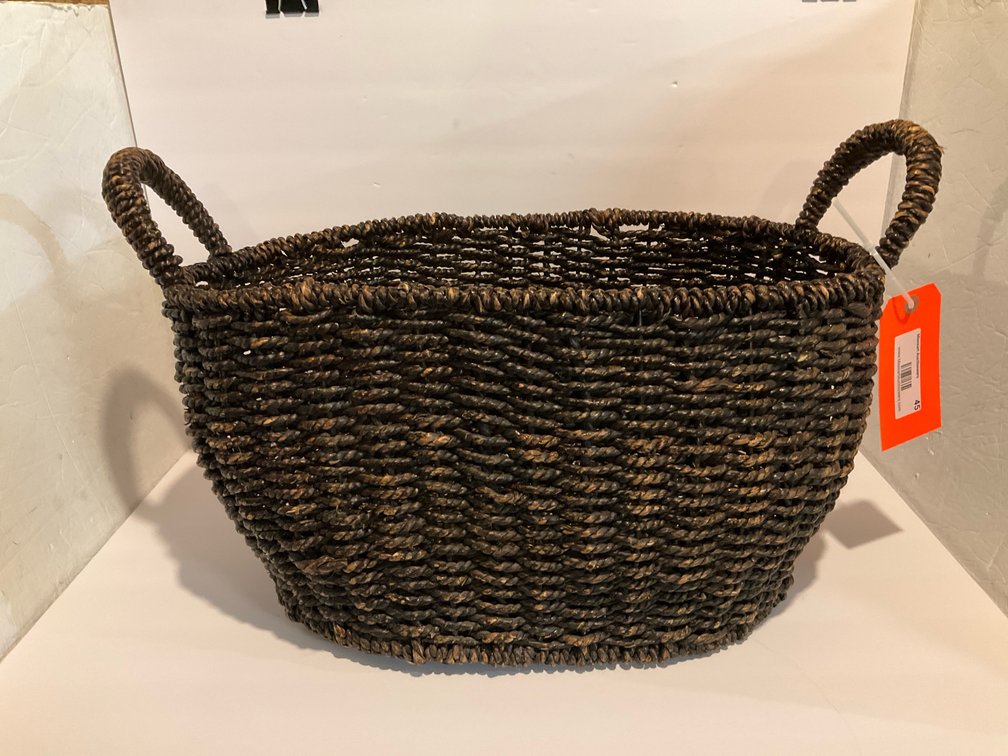 Large handled basket-Basement