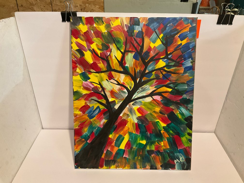 Art canvas 16x20”-Basement