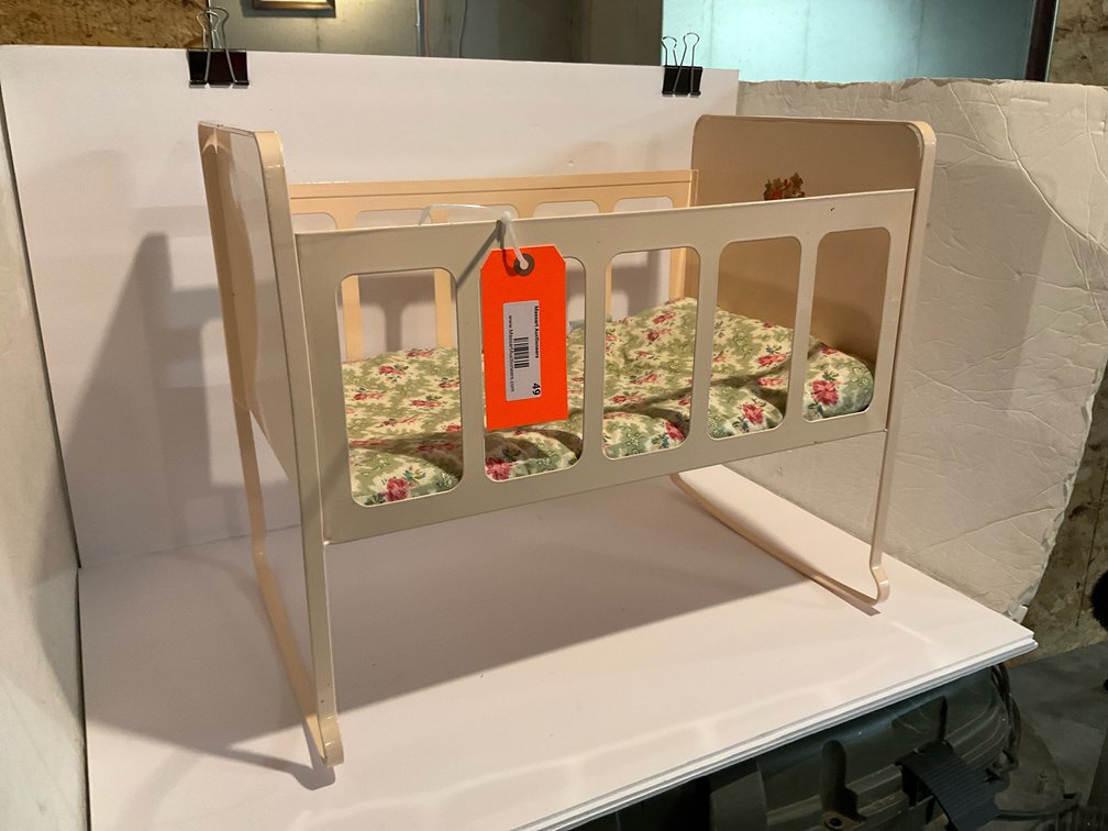 Metal doll cradle-Basement