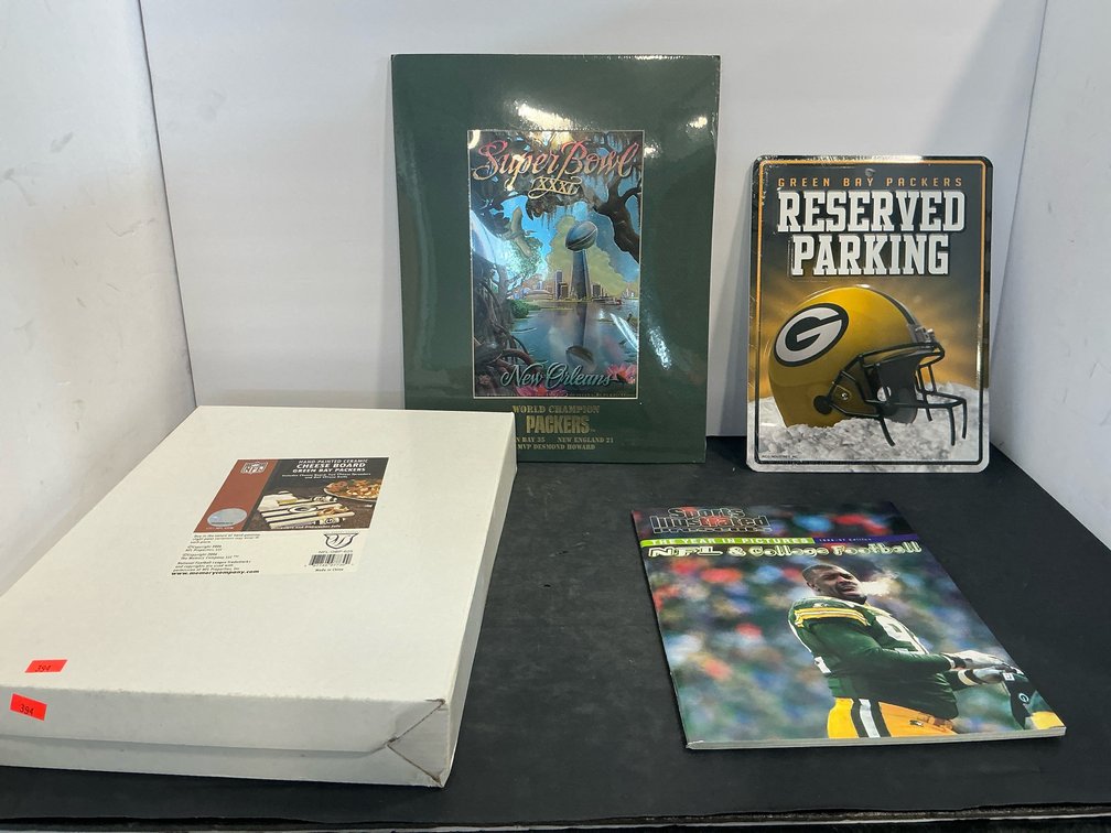 New Packer sign, cheeseboard & related