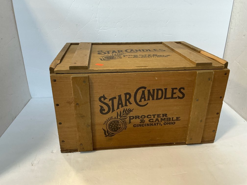 Proctor & Gamble Star Candles wood box