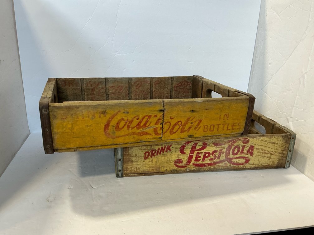 Coca Cola & Pepsi crates