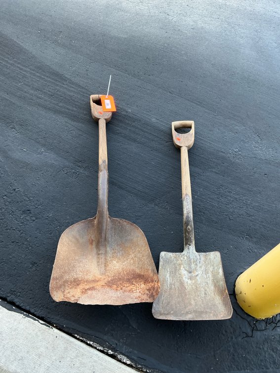 2 shovels
