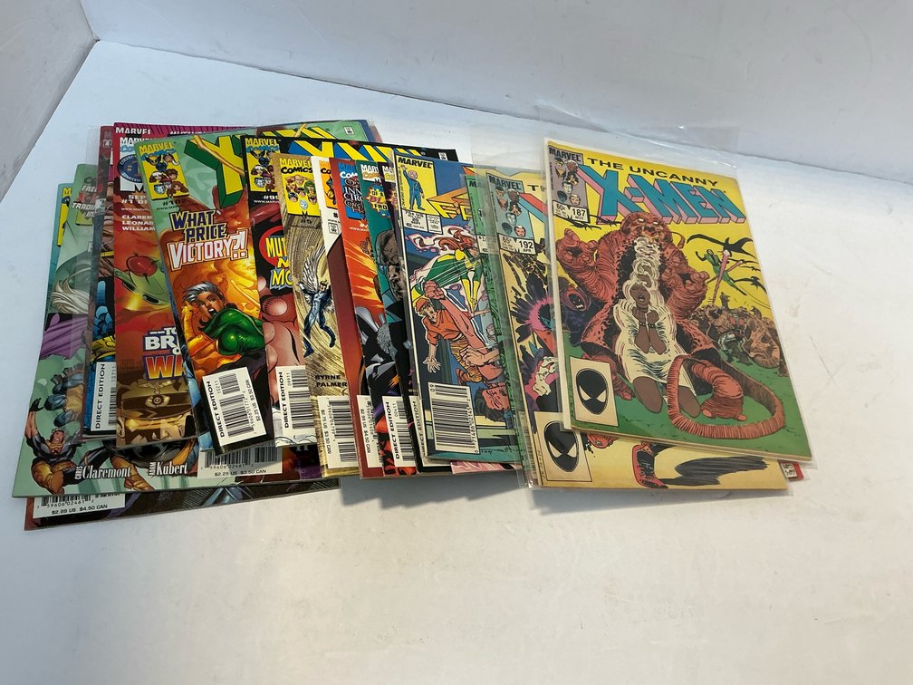 Various X-Men titled Comic books