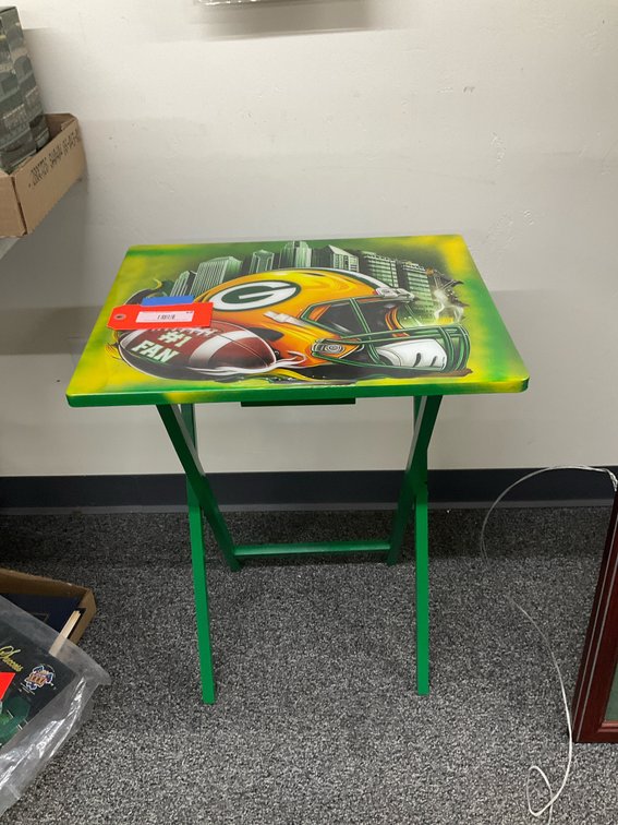 Green Bay Packers folding card table