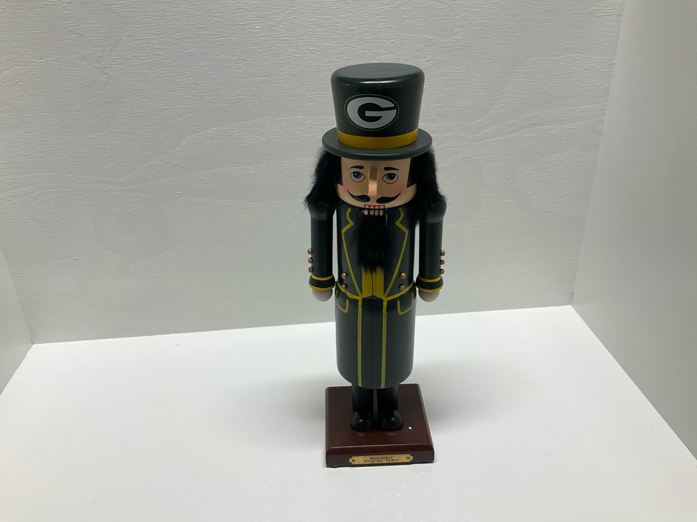 14 1/2” wooden Packers nutcracker
