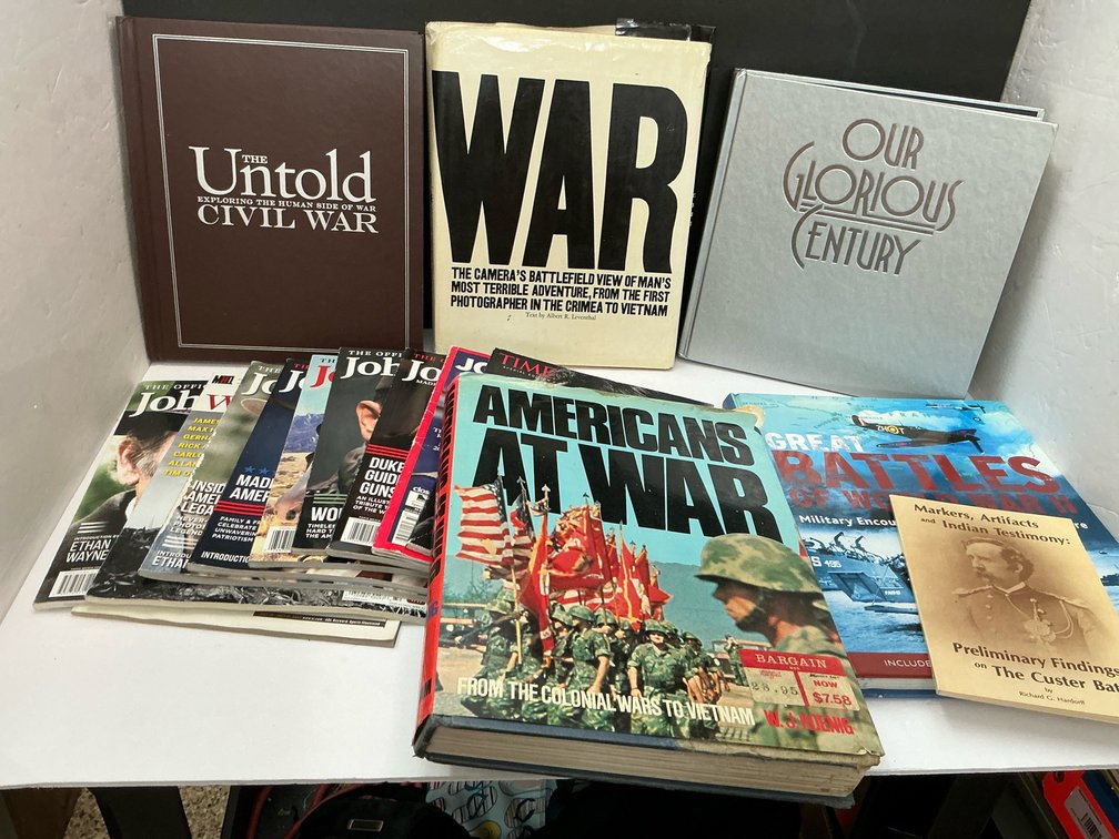Assorted books and magazines