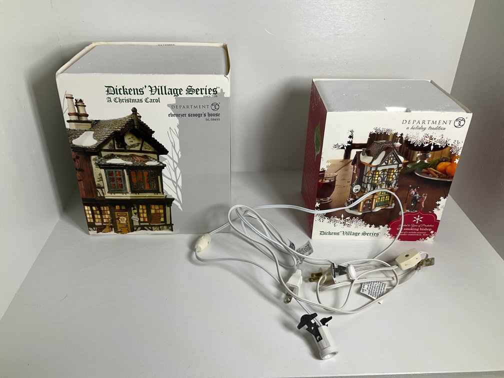 Dickens Village Series collectibles -Master bedroom