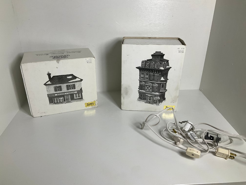 Heritage village collection porcelain decorators-Bedroom