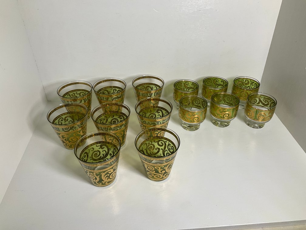 Assorted glasses-Bedroom