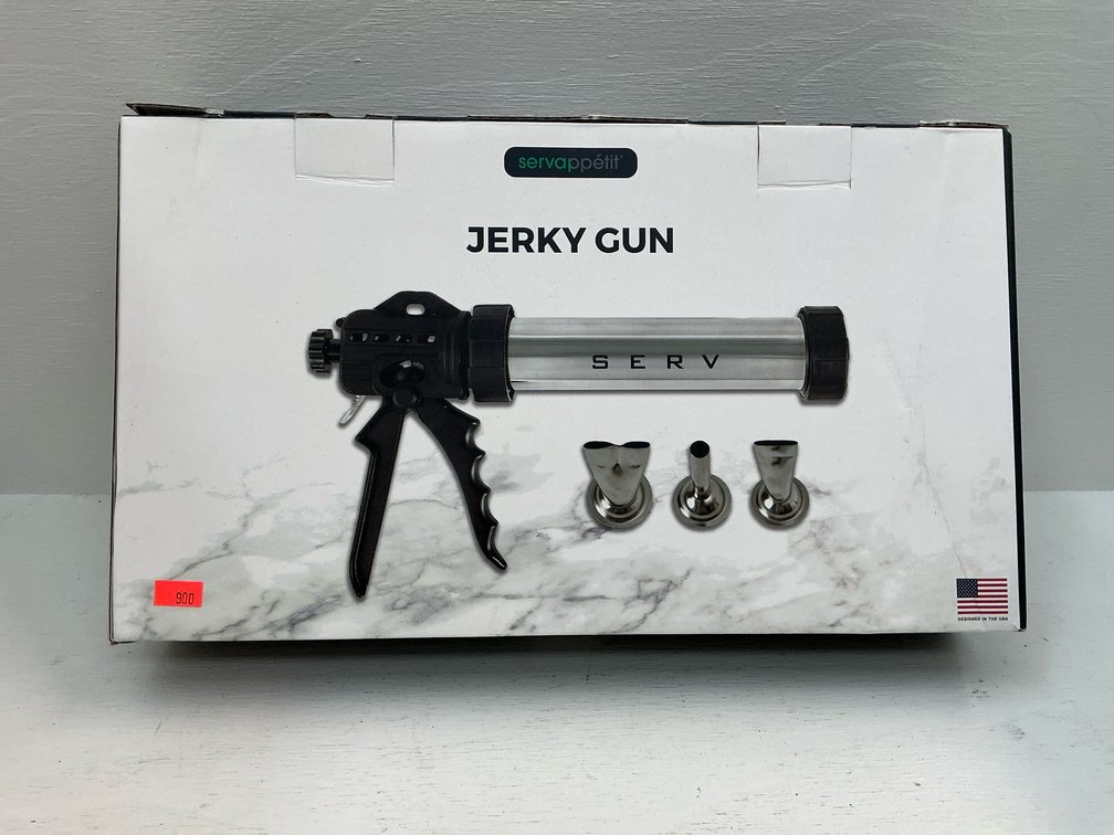 Servappétit jerky gun kit with assorted nozzles