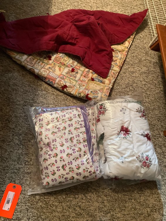 Assorted Quilts and Comforters