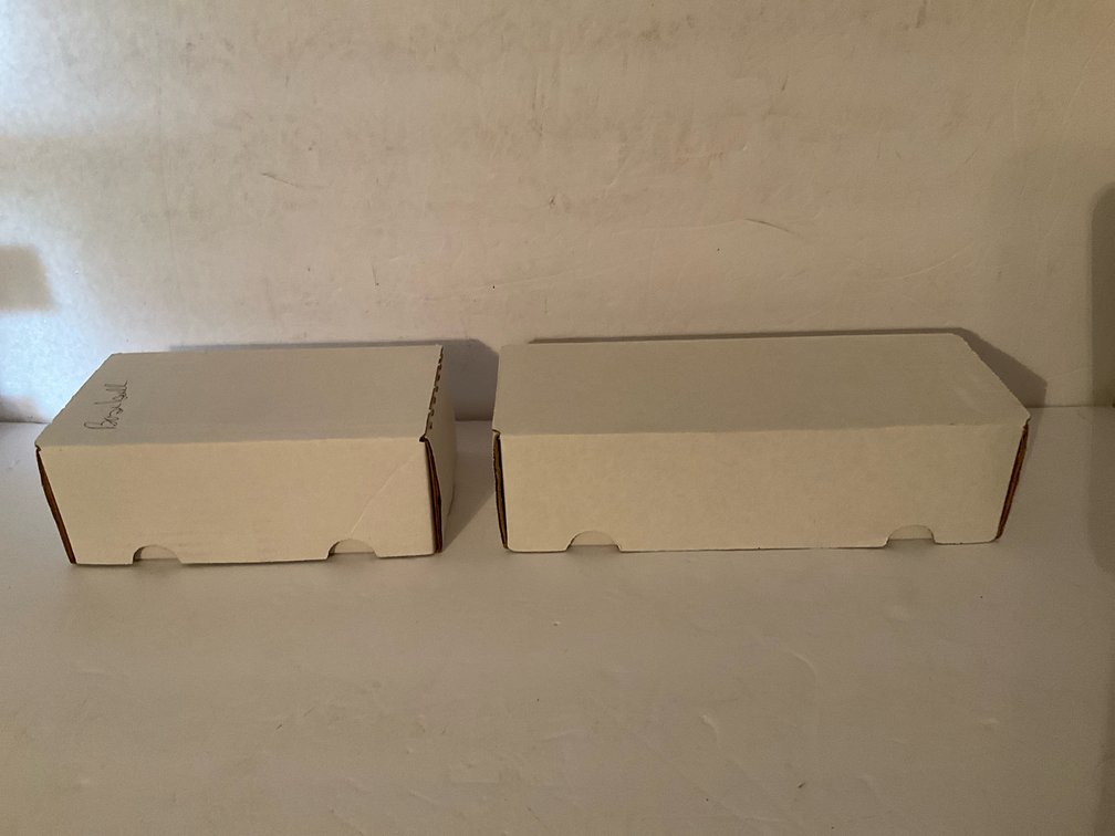 2 boxes of Topps & Stadium Club baseball cards