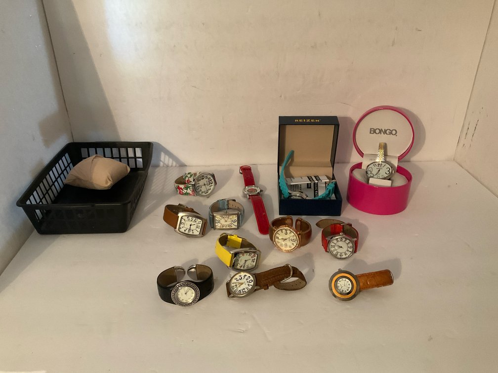 assorted Reizen, Bongo & other fashion watches