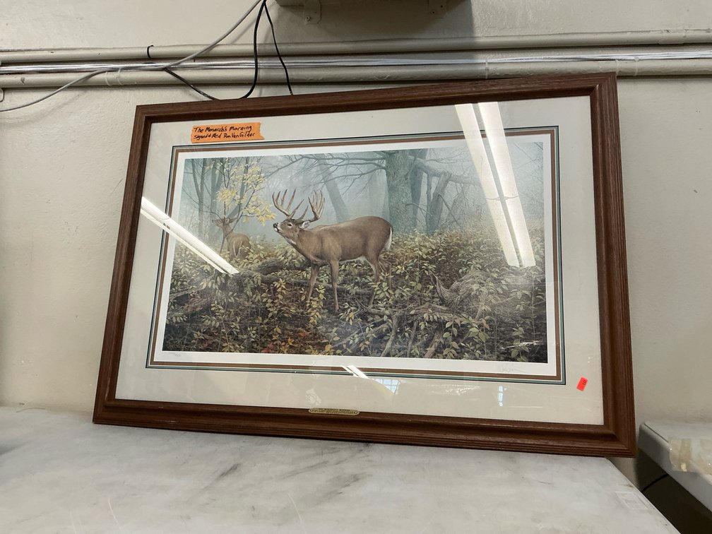 Ron Van Gilder "The Monarch's Morning" framed print