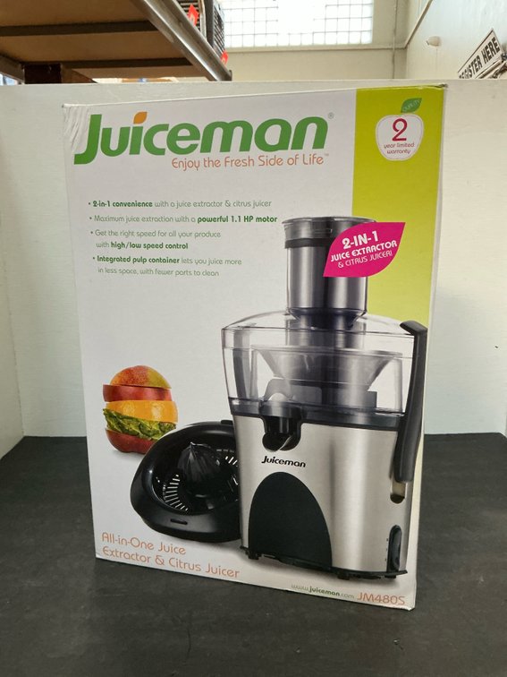 Juiceman All-in-One juice extractor & citrus juicer