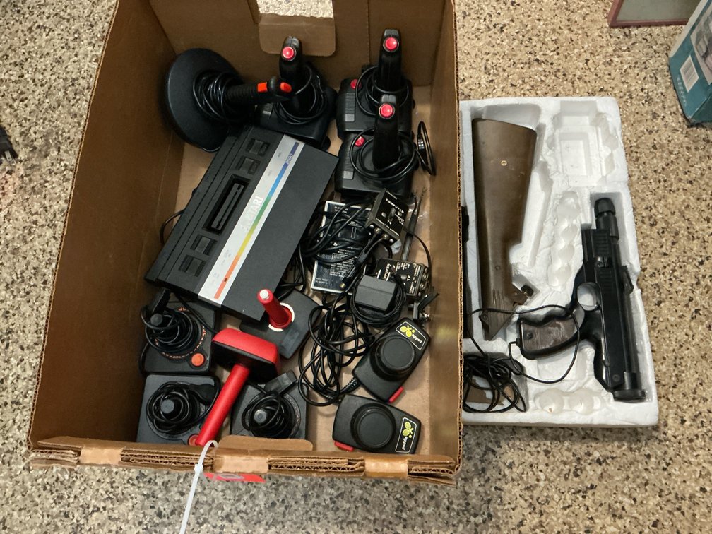 Video game console, controllers, light gun & more