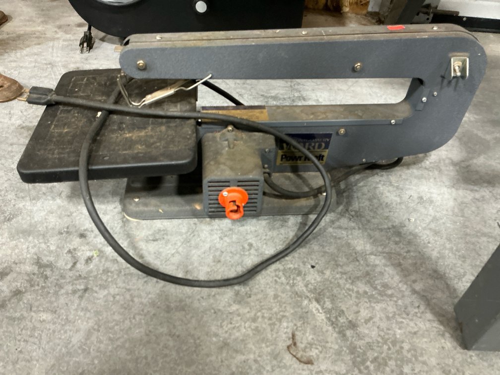 Montgomery Ward Powr-Kraft jig saw with tilting table