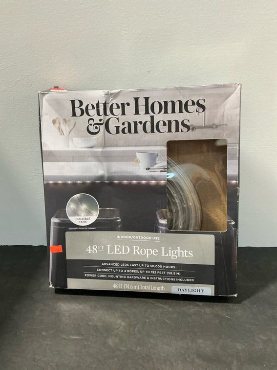 Better Homes & Gardens 48 ft daylight LED rope lights