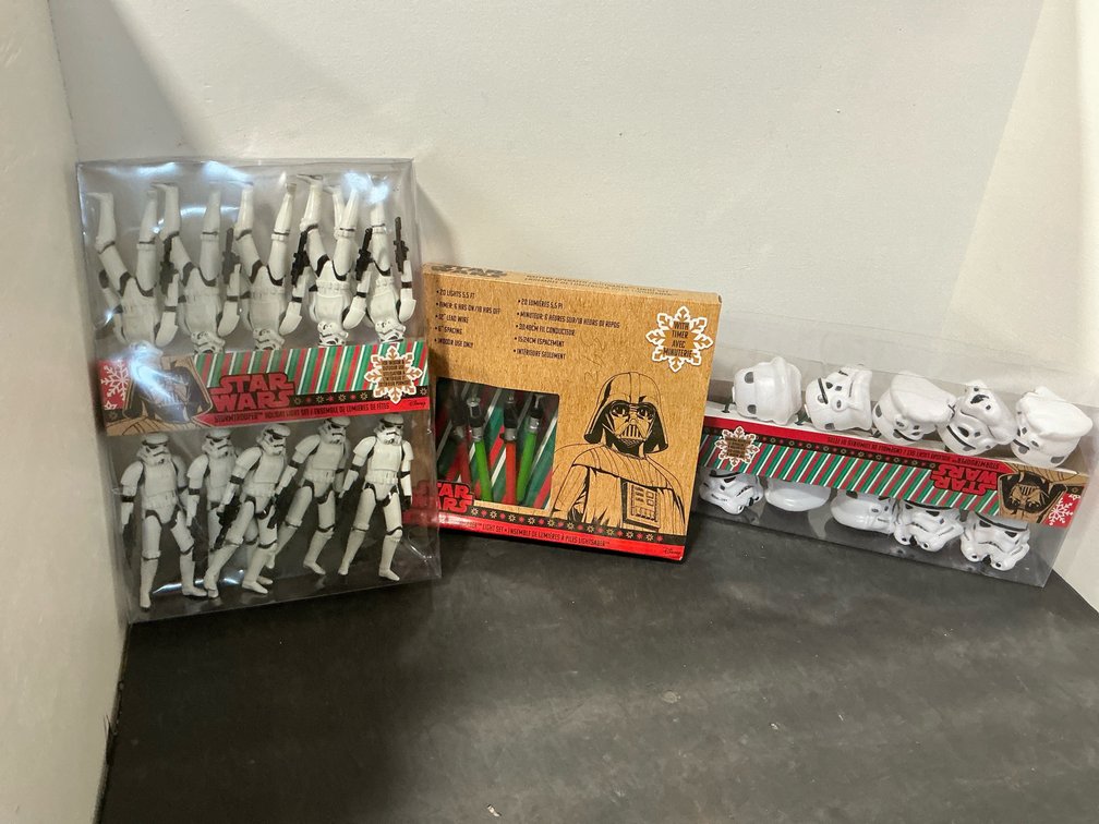 Star Wars holiday string light sets
