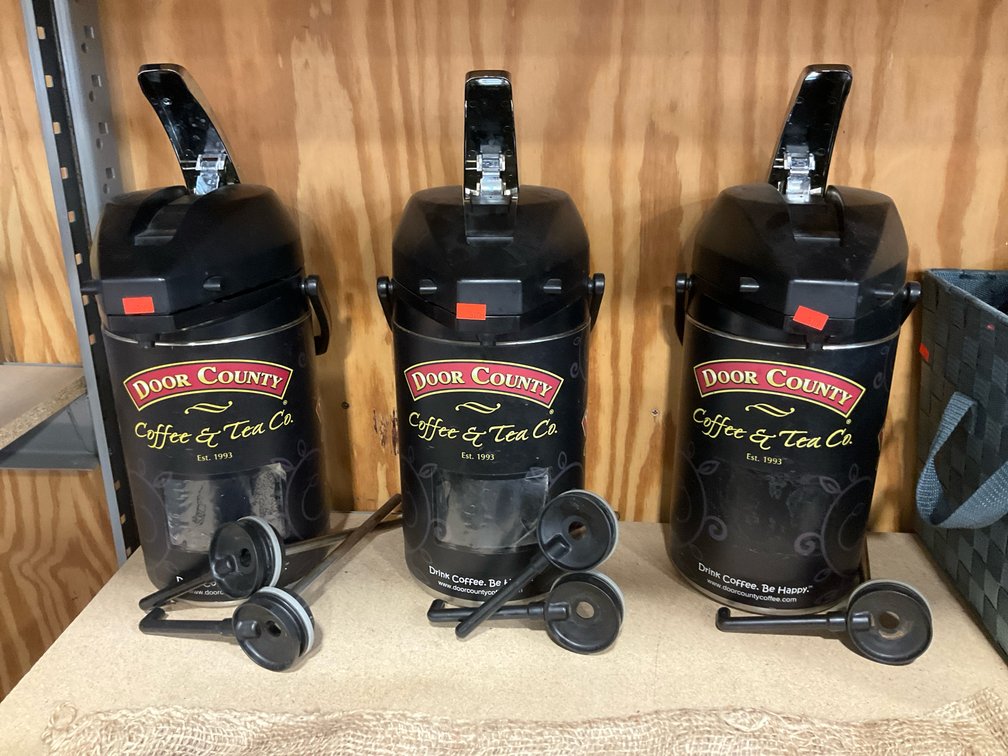 Door County Coffee & Tea Co. pump airpots