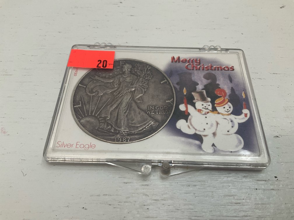 1987 American Silver Eagle 1 oz silver dollar