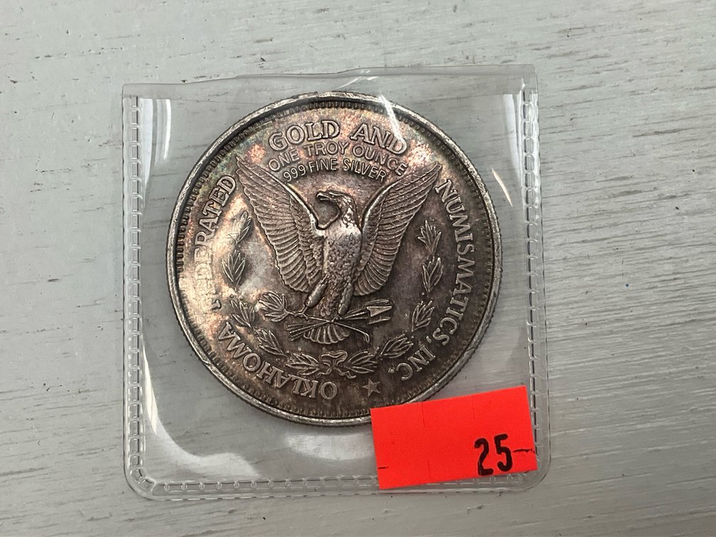 Oklahoma Federated Gold & Numismatics 1 oz silver round