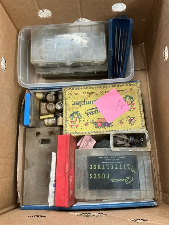 Hobby tools, hardware organizers & model train parts