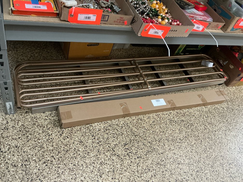 Metal bed rails, ladder section & assorted