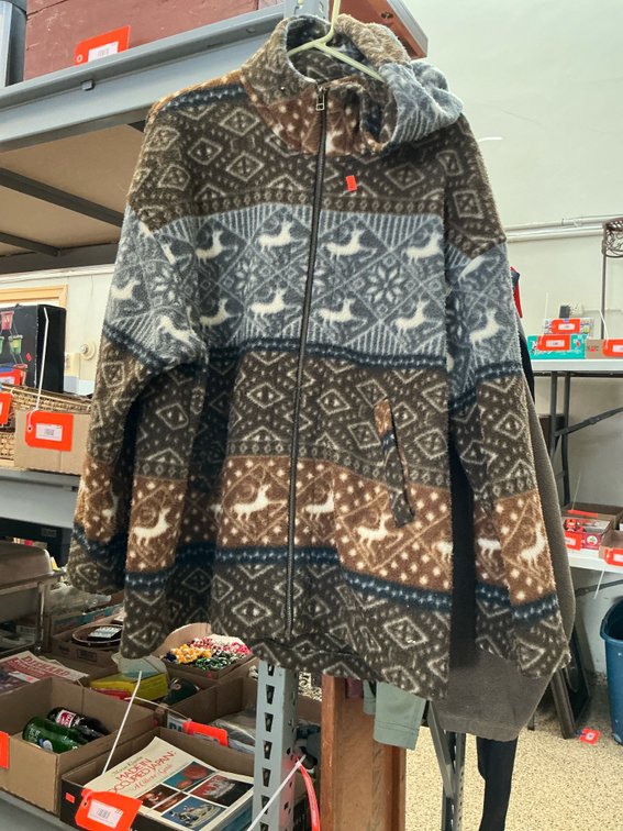 Grouping of fleece jackets, hoodie & shirts