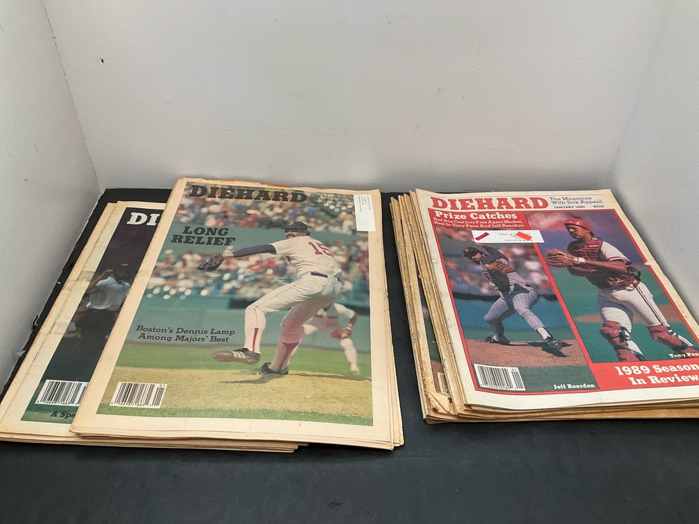 Grouping of Diehard Boston Red Sox magazines