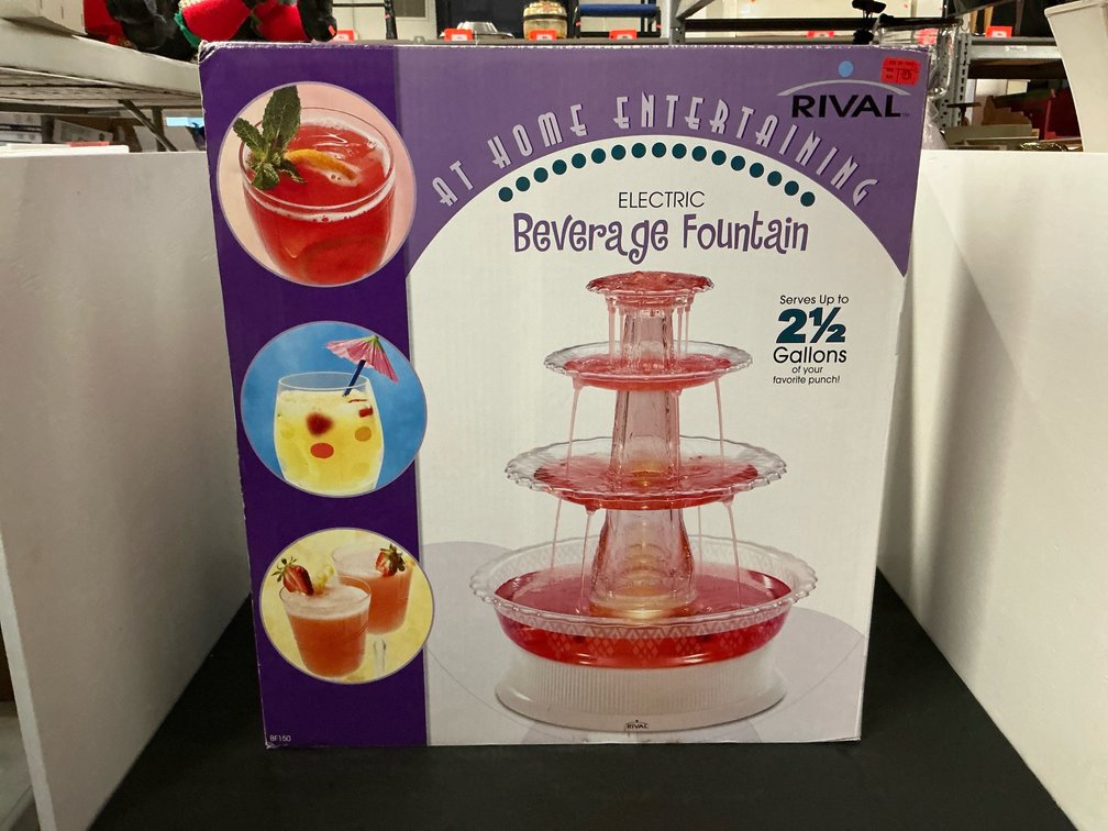 Rival electric beverage fountain in box