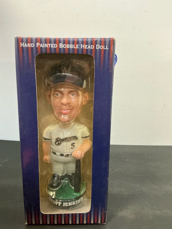 Milwaukee Brewers Geoff Jenkins bobblehead in box