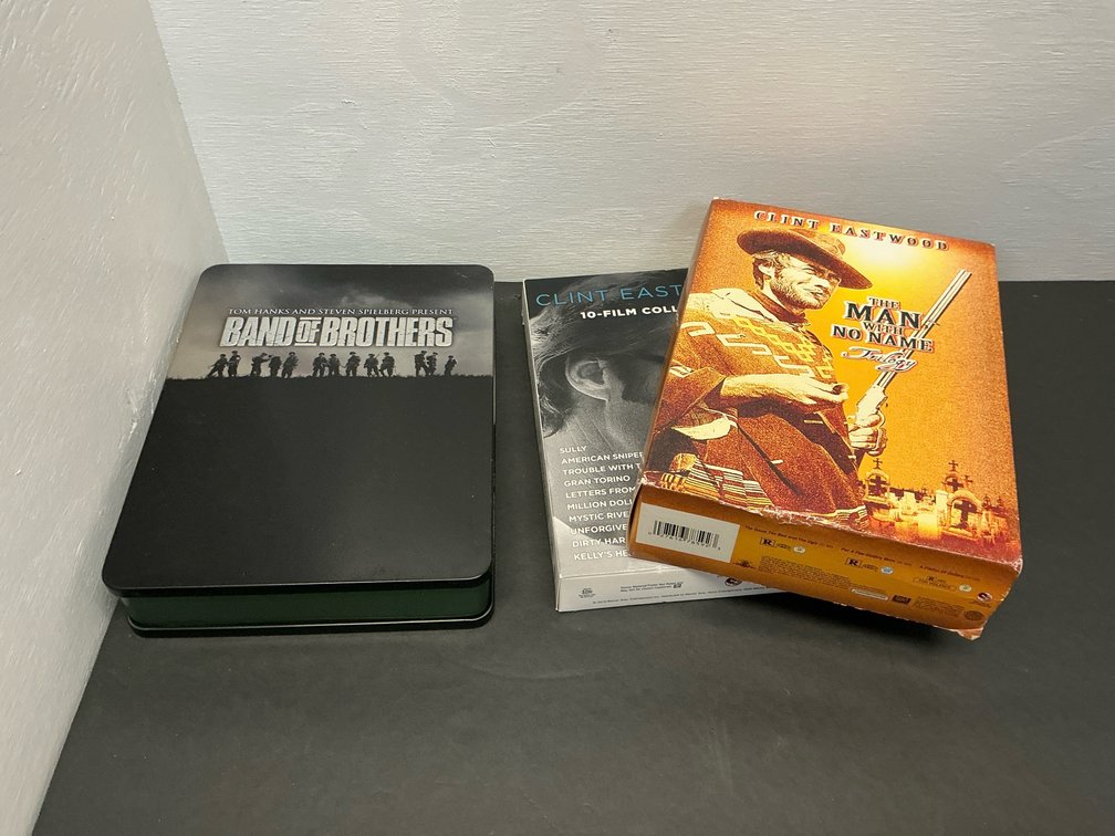 3 Band of Brothers & Clint Eastwood film box sets