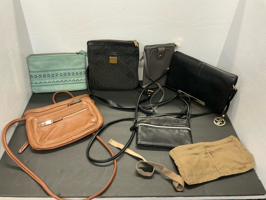 Grouping of small handbags & pouches