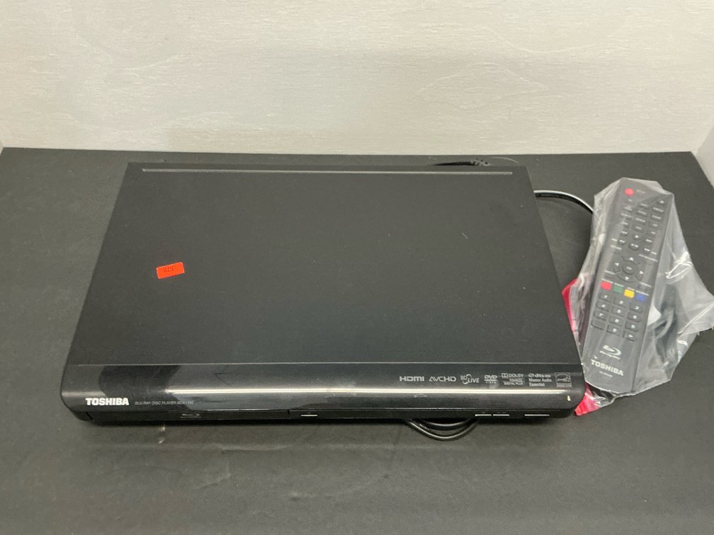 Toshiba Blu-ray disc player with remote