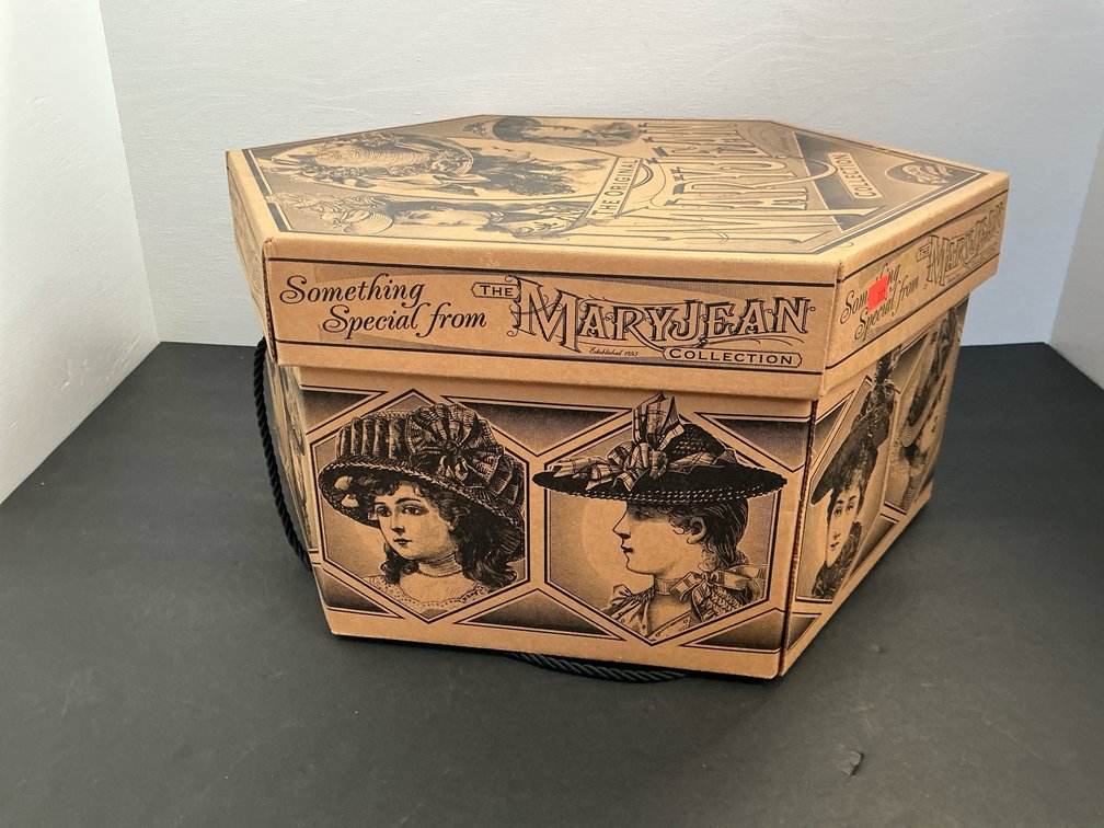 The Original Mary Jean Collection hexagonal hat box