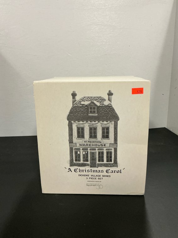 Department 56 Dickens' Village M Fezziwig Warehouse