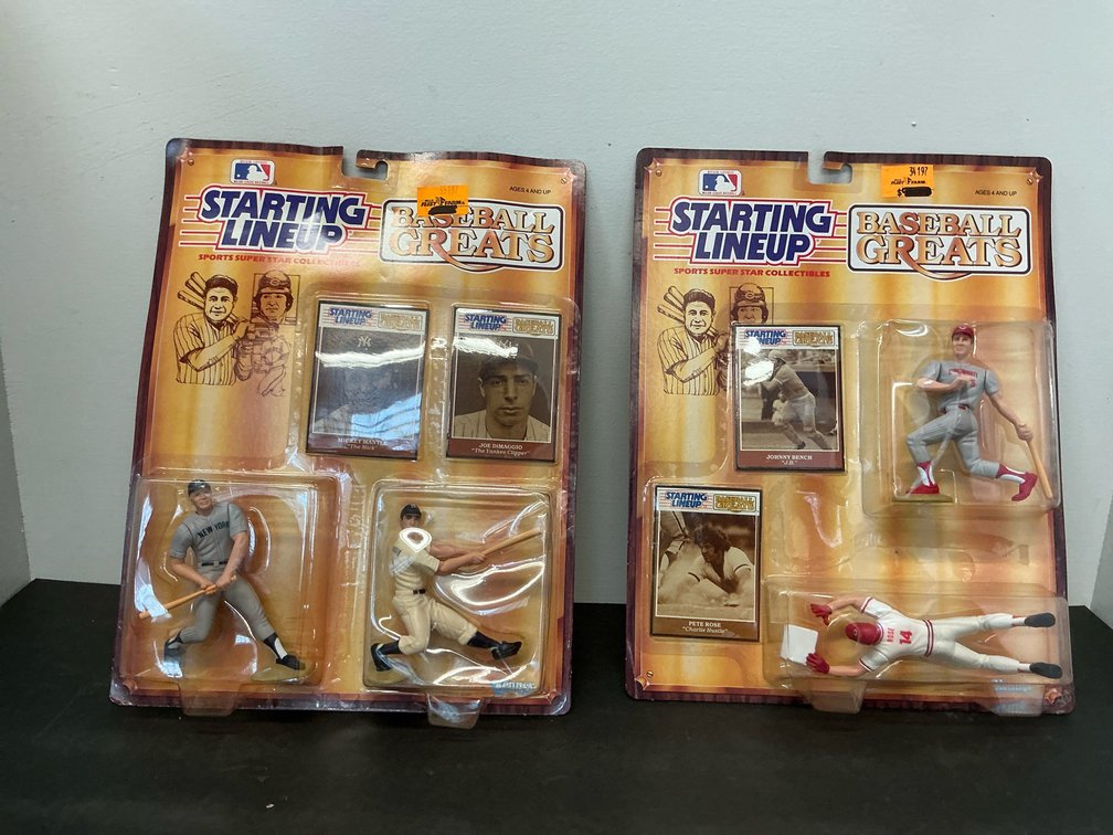 Starting Lineup Baseball Greats figure sets