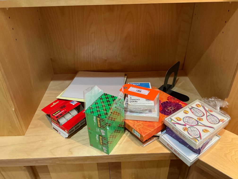 Assorted office supplies, stationery & desk accessories - Office Main Level