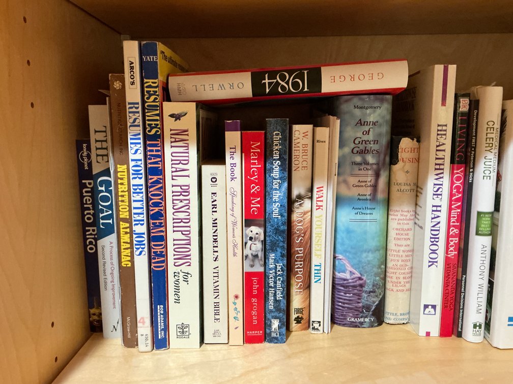 Grouping of assorted hardcover & paperback books - Office Main Level