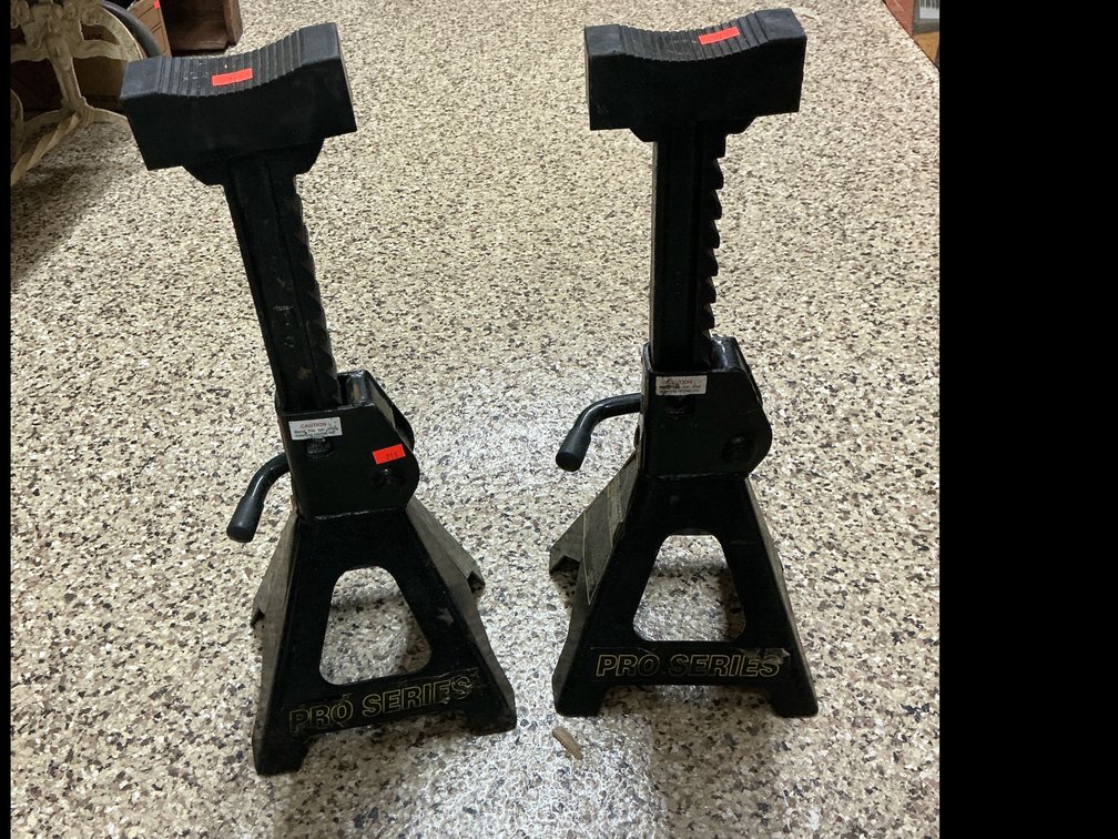 Pair of Torin Black Jack Pro Series 3-ton jack stands