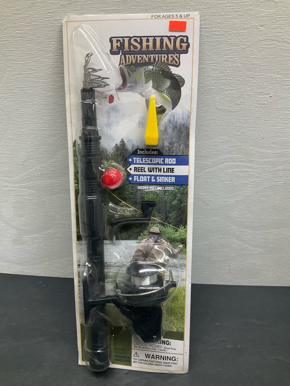 Fishing Adventures telescopic rod & reel kit