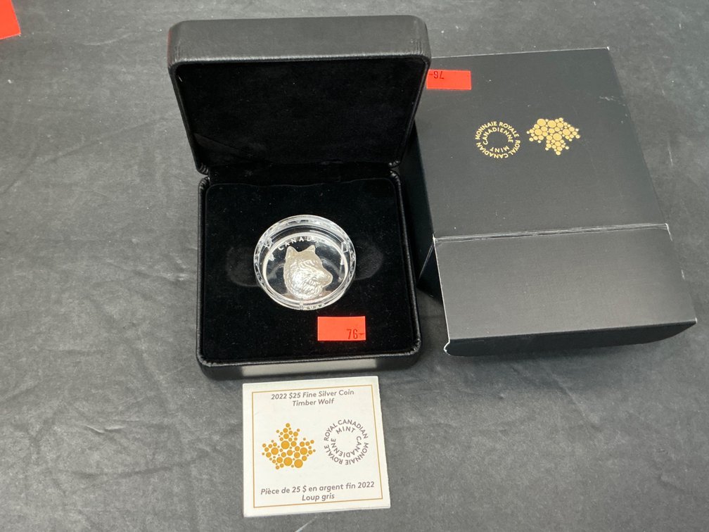 Canada 1oz wolf #1562/5000