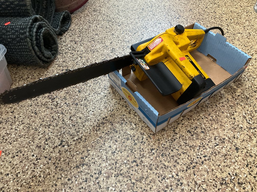 McCulloch corded electric chainsaw