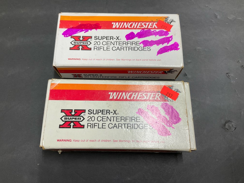 40 rounds of .308 Winchester rifle ammunition & boxes