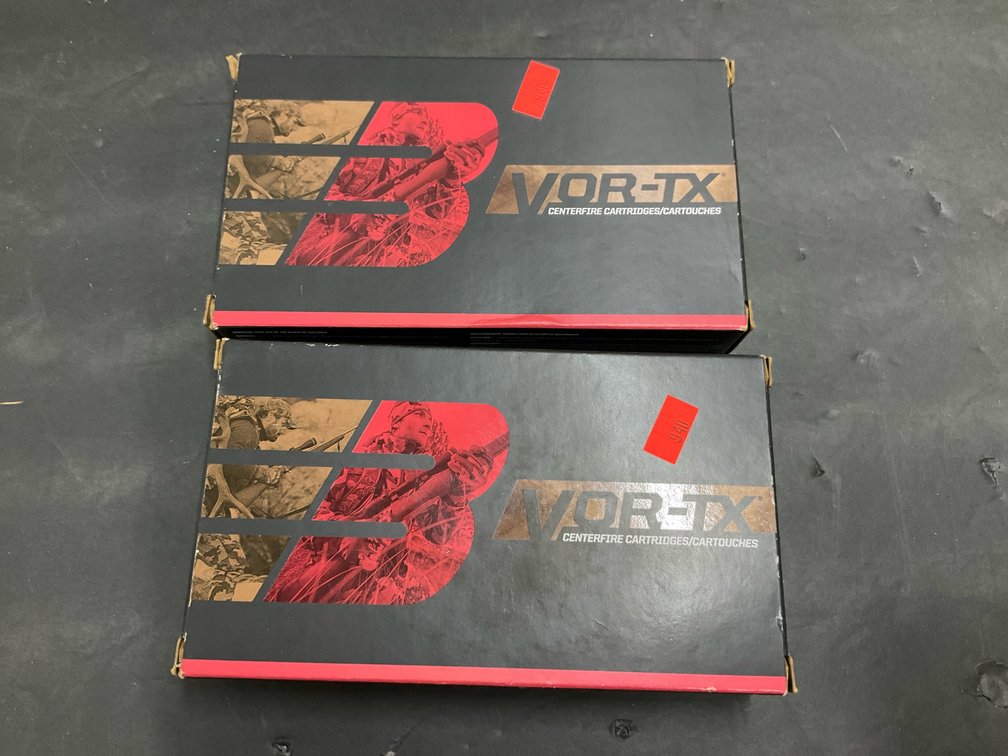 2 boxes of Barnes VOR-TX 7mm Rem Mag rifle ammunition