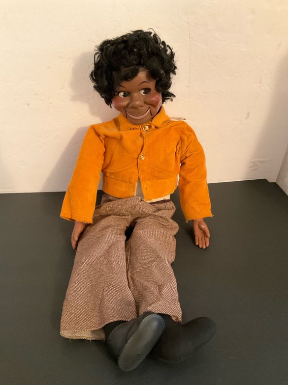 EEGEE Co. Lester ventriloquist dummy doll - Basement Living & Bar Area